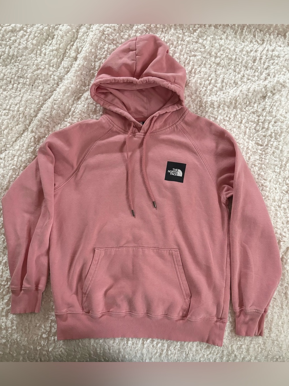 The North Face Pink Hoodie Size S Never Stop Exploring Graphic Sweatshirt
